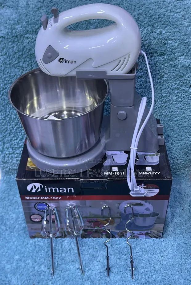 Iman 2-in-1 Hand Mixer With Bowl MM-1622 - 1