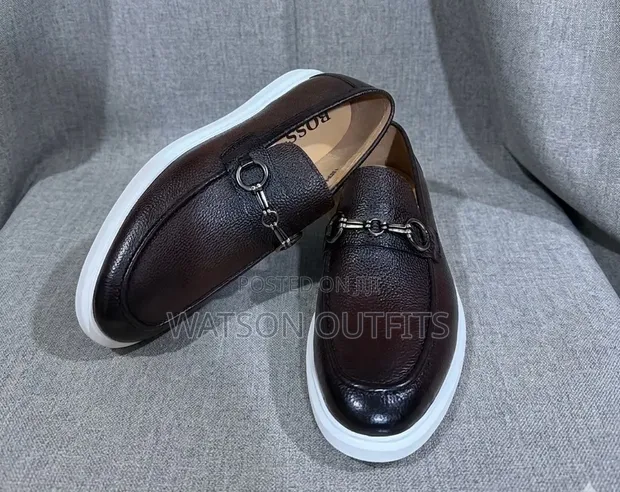 Boss Men's Leather Loafers - Brand New - 1