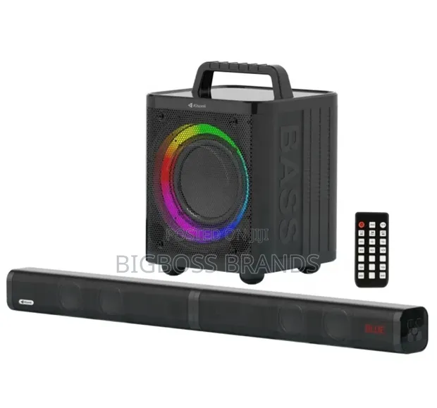 Kisonli K16 120W Bluetooth Soundbar with Subwoofer - 1