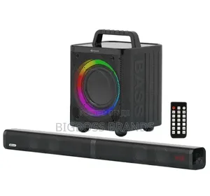 Kisonli K16 120W Bluetooth Soundbar with Subwoofer