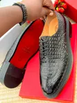 Weston Crocodile Leather Moccasins - Brand New - 2