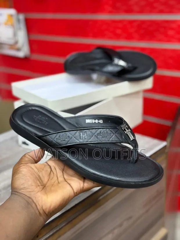Men's Leather Sandals - 1