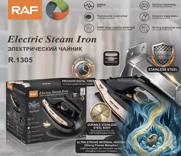 Brand New Cordless Electric Steam Iron 2600W - 1