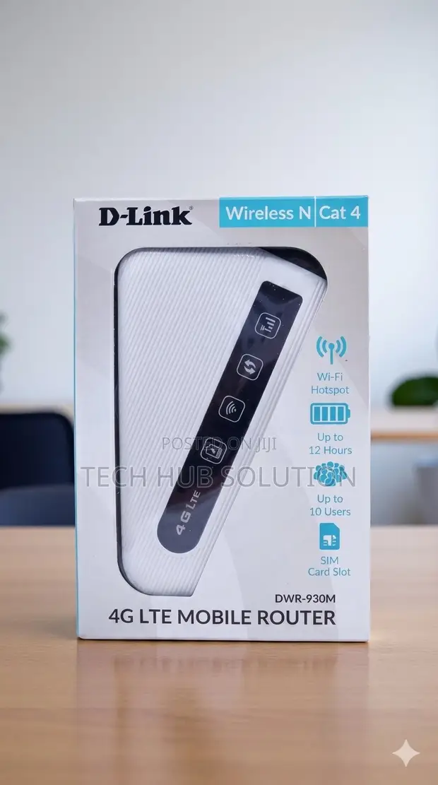 D-Link DWR-930m 4G LTE Mobile Wi-Fi Router - 1
