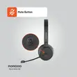 Porodo Office Wireless Headset - Black - 1