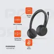Porodo Office Wireless Headset - Black - 3