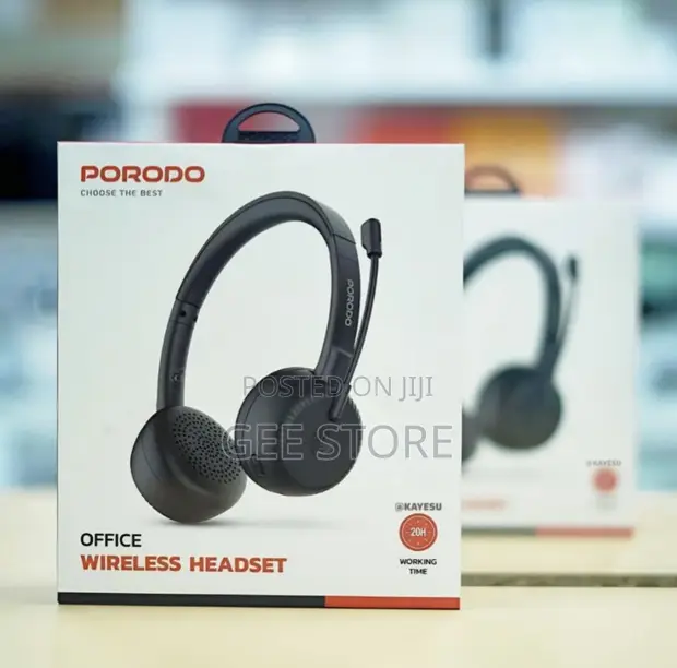Porodo Office Wireless Headset - Brand New - 1