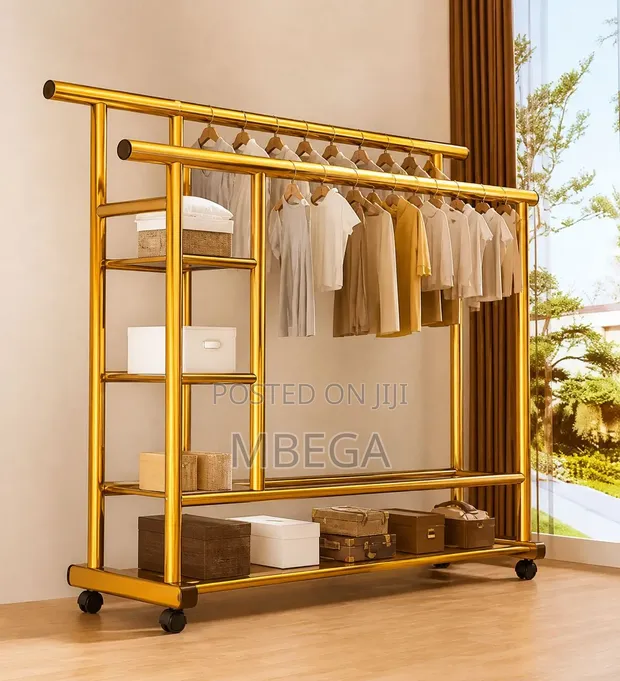 Parallel Bars / Double Deck Clothes Drying Rack (100kg) - 1