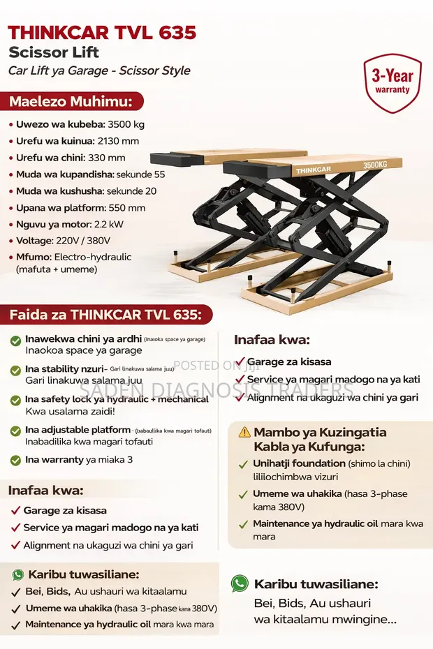Scissor Lift - Brand New - 1