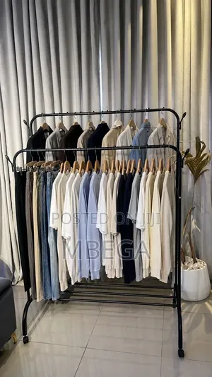 Double Pole Clothes Hanger with Wheels (50kg)