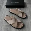 Emporio Armani Men's Leather Sandals - 1