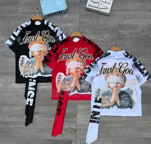 T-Shirt za Mchezo za Mkato wa Mviringo Zenye Chapa za Ubora