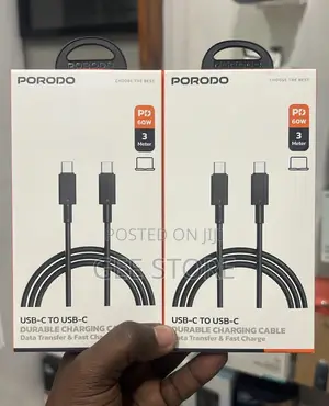 Porodo USB-C to USB-C Cable (3m)