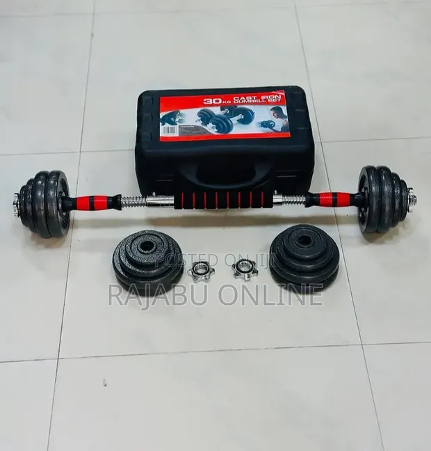 30kg Dumbbell Set with Connector - Brand New - 1