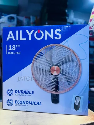 Ailyons Wall Fan with Remote - 18 Inch