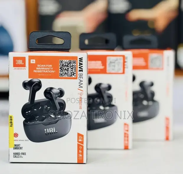 New JBL Wave Beam Wireless Earbuds - 1