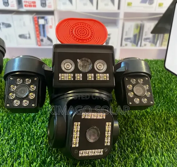4 Lens Solar Security Camera - No WiFi/Electricity Needed - 1