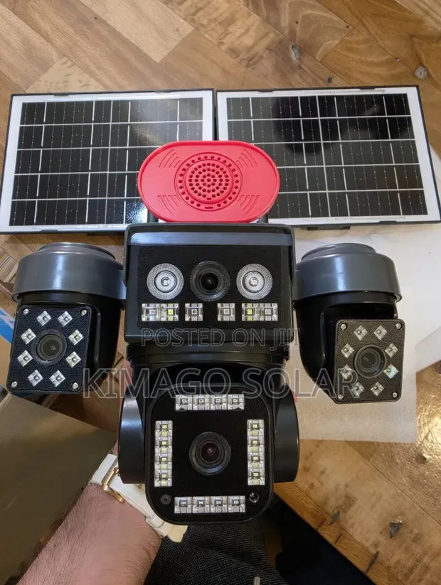 Solar 4G CCTV Camera with 4 Lenses (No Power/WiFi Needed) - 1