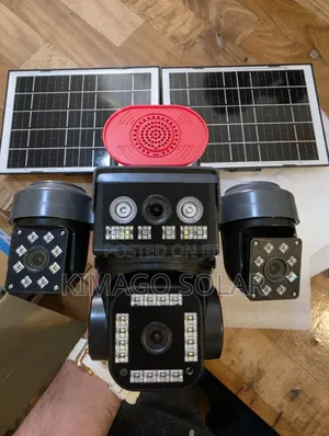 Solar 4G CCTV Camera with 4 Lenses (No Power/WiFi Needed)