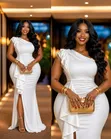 Brand New White Party Dress - Quality Material - 1