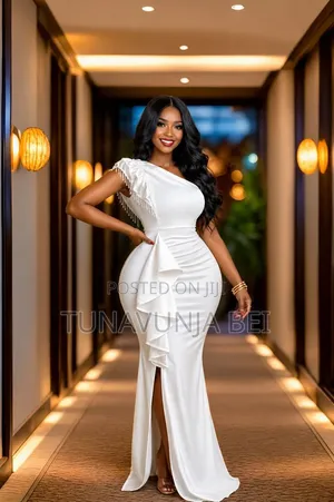 Brand New White Party Dress - Quality Material