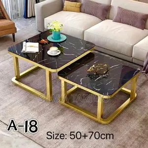 Meza ya Kahawa (2in1 Kioo)
