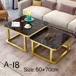 Meza ya Kahawa (2in1 Kioo) - 2