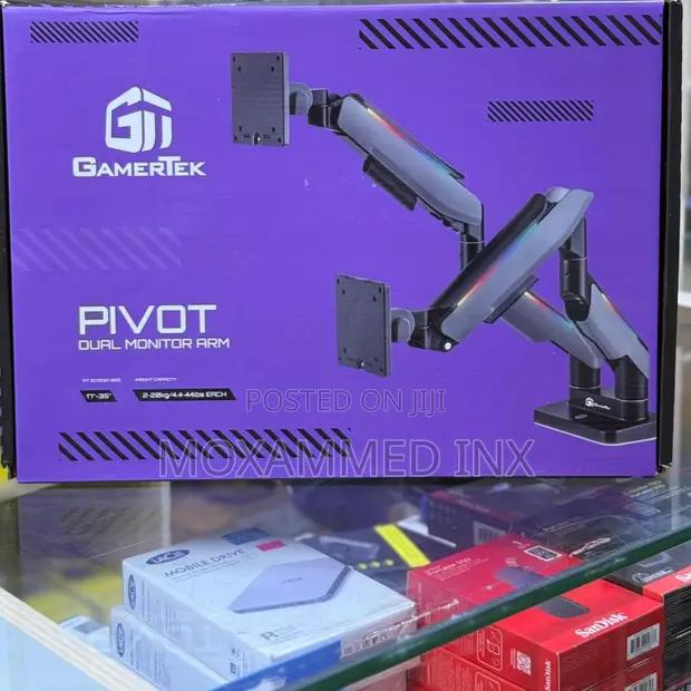 Gamertek Pivot Dual Monitor - 1