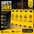Safety Flip Signs - Various Warnings - 1