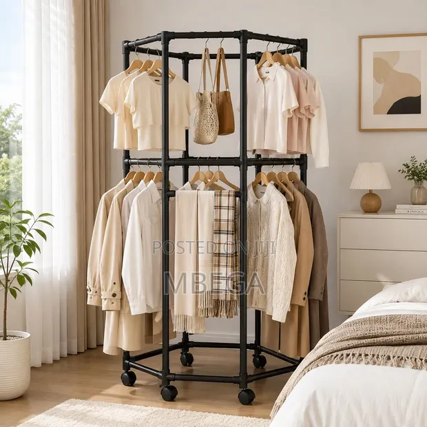 Rotating Clothes Rack - Brand New - 1