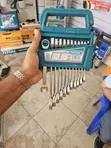 Total 12pc Ratchet Spanner Set 8mm-19mm - 1