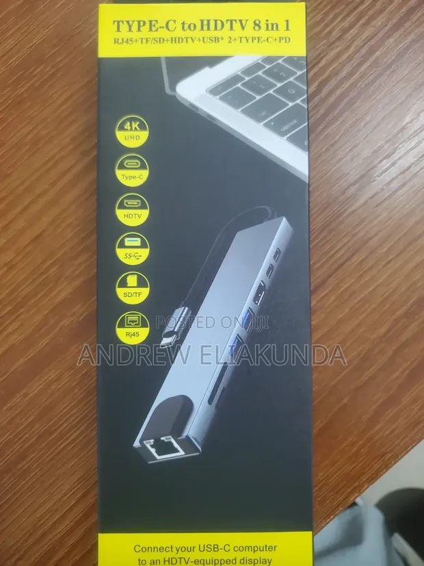 Type-C to HDTV 8-in-1 Adapter - 1