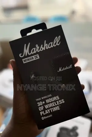 Marshall Minor IV Wireless Earbuds - Black
