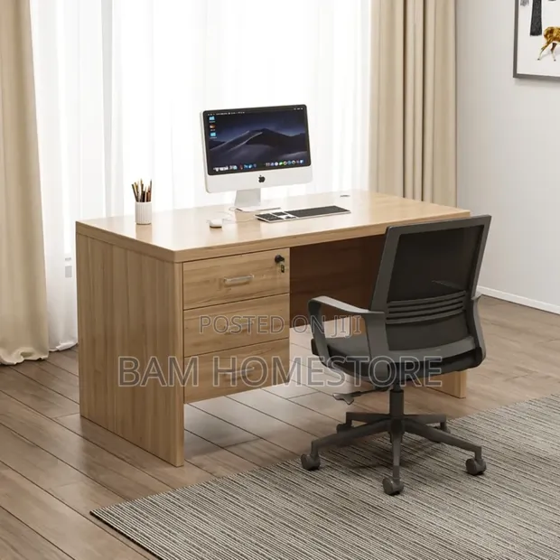 Modern Compact Office Desk / Work Station / Study Table (100cm) - 1