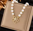 Visconti Ladies Necklace - Brand New Gold - 1