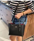 Quality Coach Leather Shoulder Bag - 2