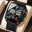 Poedagar Men's Dual Time Watch - New - 1