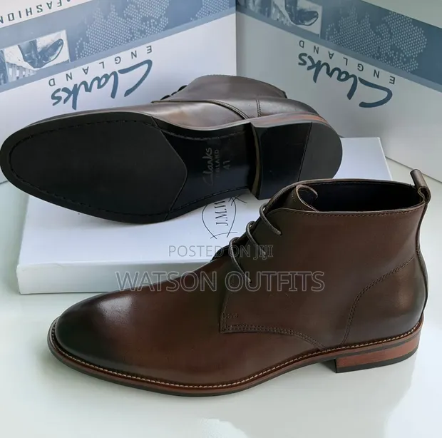 Viatu vya Ngozi vya Clarks vya Wanaume - Vipya Kabisa - 1