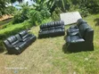 Used Recliner Sofa Set (3:2:1:1) in Fiber and Spring - 2