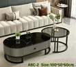 Modern Coffee Table - Black or White - 2