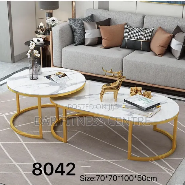 Luxury Coffee Table - Black/White - 1