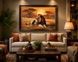 "Majesty at Dusk" Canvas Painting - 2