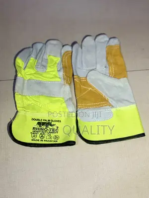 Double Palm Leather Work Gloves