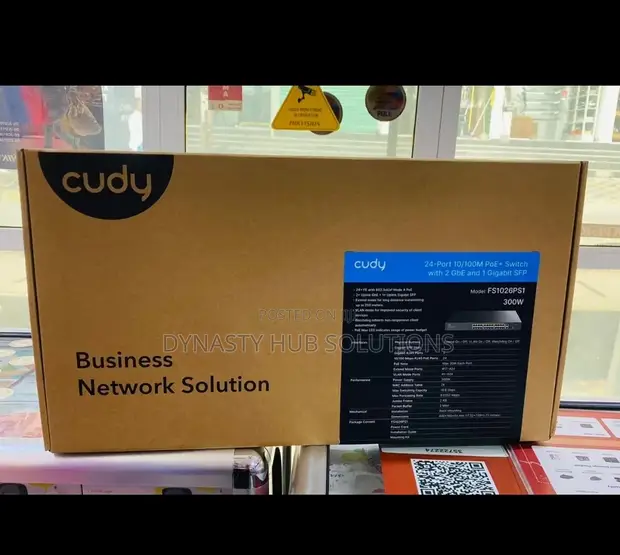 Cudy 24-Port PoE+ Network Switch FS1026PSI V2.0 - 1