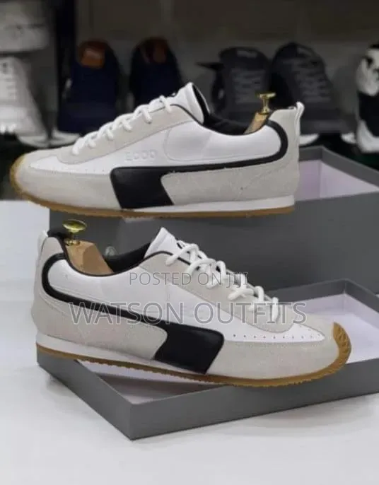 Men's Loewe Leather Sneakers - 1