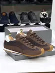 Men's Loewe Leather Sneakers - 5