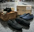 Men's Clarks Leather Loafer Shoes - 1