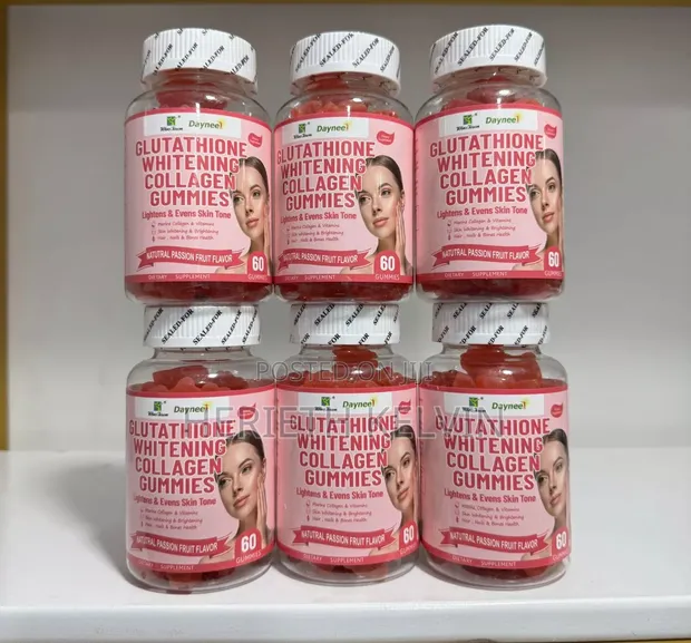 Gummies za Glutathione za Kuangaza Ngozi na Collagen - 1