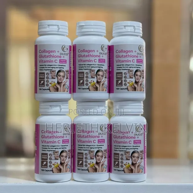 Collagen + Glutathione + Vitamin C - 100 Capsules - 1