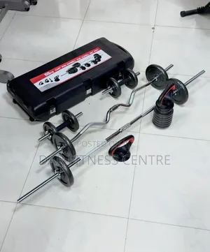 Set ya Dumbbell & Barbell 58kg
